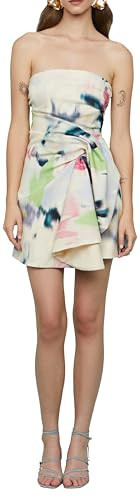 AMUR Women's Roma Drape MINI Dress, Reflecting Pool | Amazon (US)