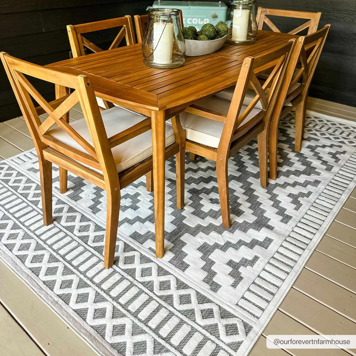 Feya Beige Outdoor Rug | Boutique Rugs