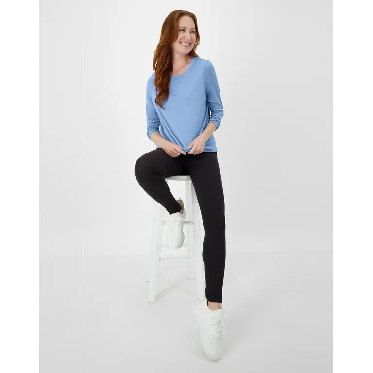 Hanes Sport Women's Cool DRI Performance Long-Sleeve Crew T-Shirt, Sizes S-2XL | Walmart (US)
