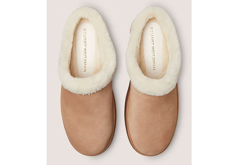 NELLIE PEARL FLATFROM MULE | Stuart Weitzman (CA)