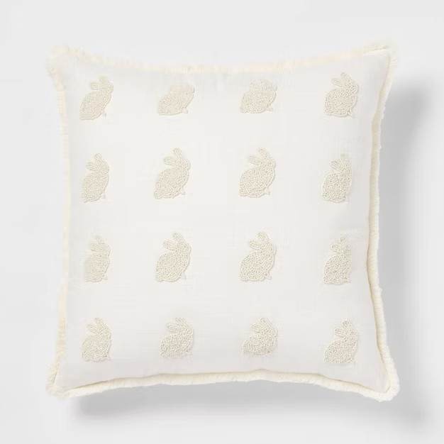 Beaded Bunny Throw Pillow - Threshold™ | Target