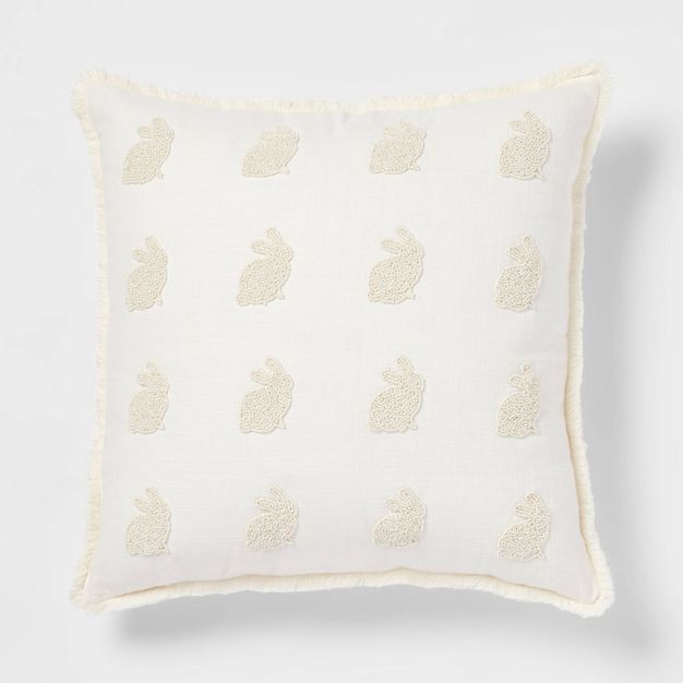 Beaded Bunny Throw Pillow - Threshold™ | Target