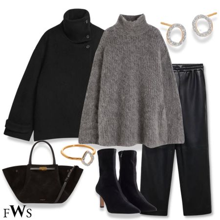 Styling gray for fall 

H&M mango  arket demelier workwear leather trousers comfortable outfit mohair oversize jumper 

#LTKU #LTKover40 #LTKSeasonal
