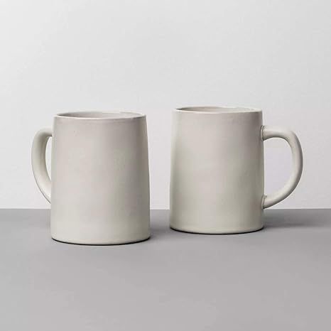 SET OF 2 Stoneware Mug 14oz - Hearth & Hand with Magnolia | Amazon (US)