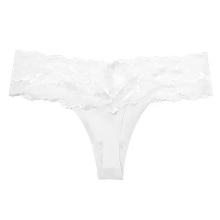 White Womeny Plus Size Lingerie For Women Underwear Women Panties Pink Lace Transparent Hollow Out Underwear Comfort Seamless Low Waist Briefs Lingerie Lenceria Thong | Walmart (US)