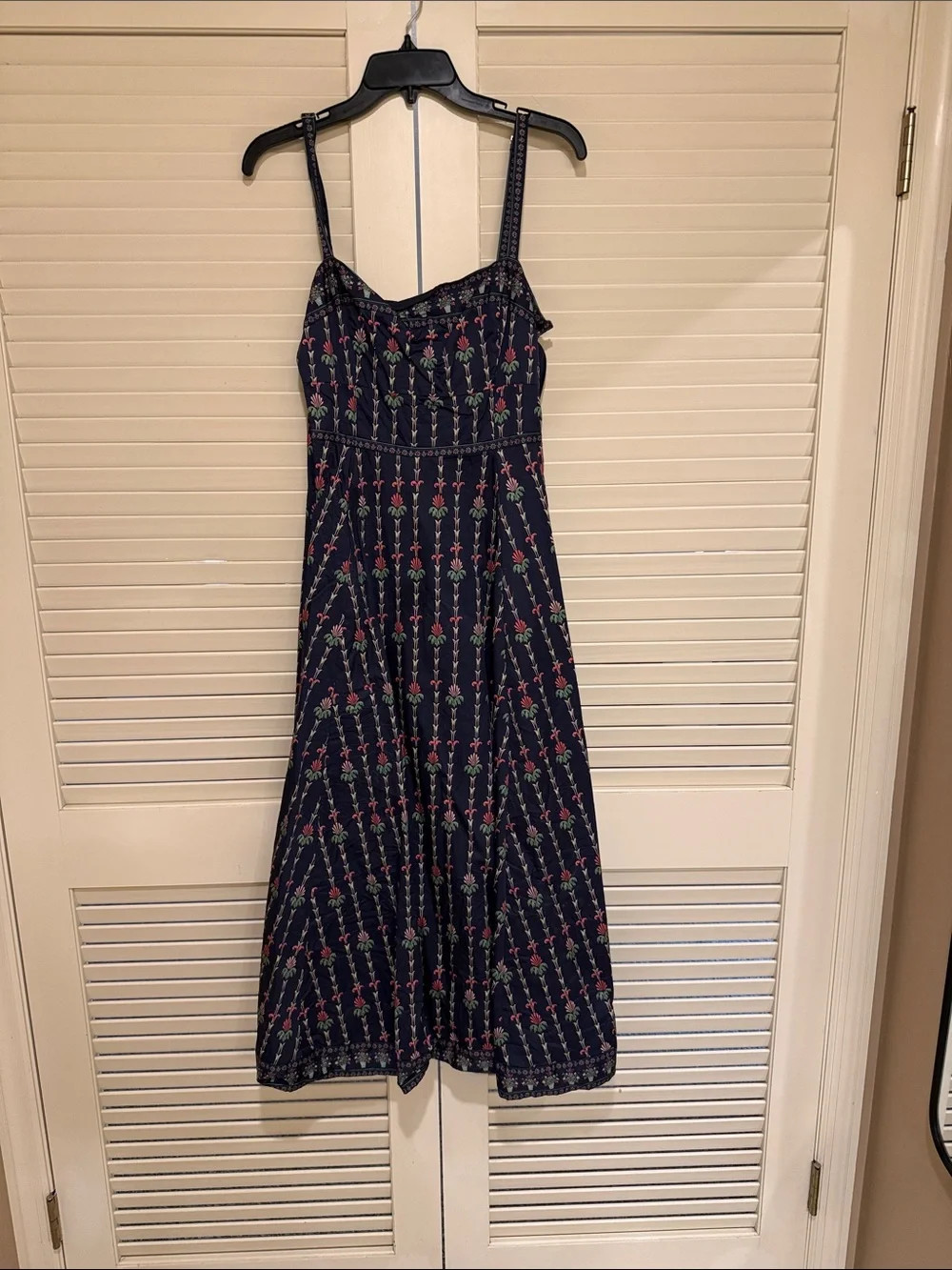 Hill House Margot Dress in Trailing Fern/Navy Multi Print | Poshmark