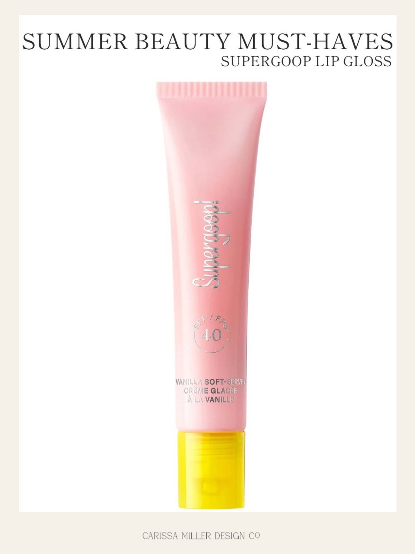 This viral lip gloss has SPF in it, so it’s definitely a must-have!