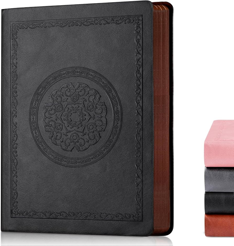 Mafuken Leather Vintage Journal Notebook,300 Pages Softcover Lined Notebook for Women Men,300 Tra... | Amazon (US)