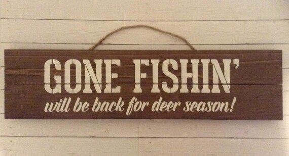 Funny Man Cave Signs, Cabin Decor, Hunting Gifts For Dad, Fathers Day Gifts From Wife, Fishing Gi... | Etsy (US)