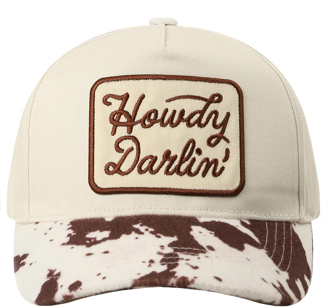 MIRMARU 5-Panel Embroidery Two-Tone Trucker Hat with Designed Camo and Floral Brim | Amazon (US)