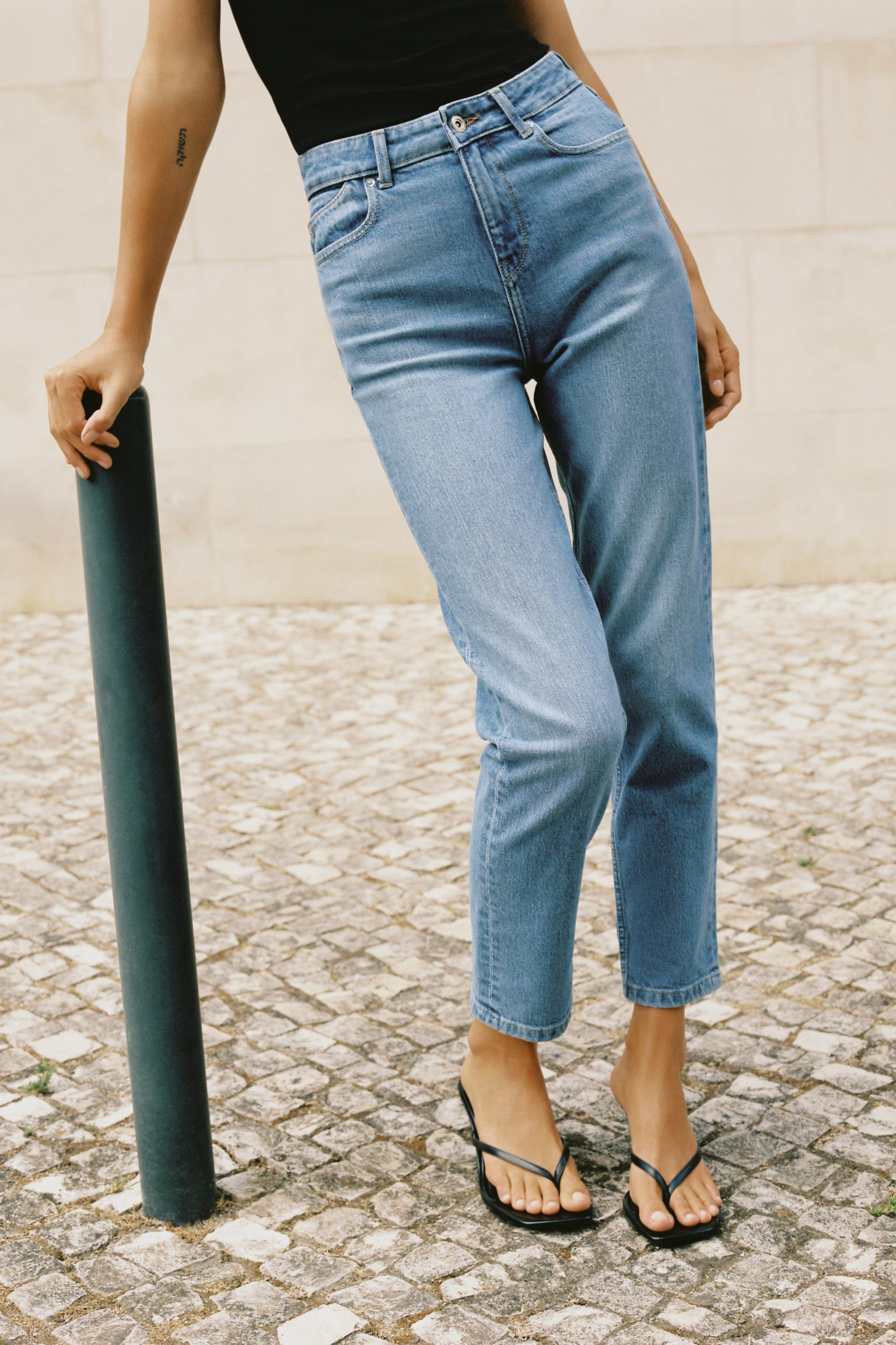 Z1975 HIGH-RISE MOM FIT JEANS | Zara US