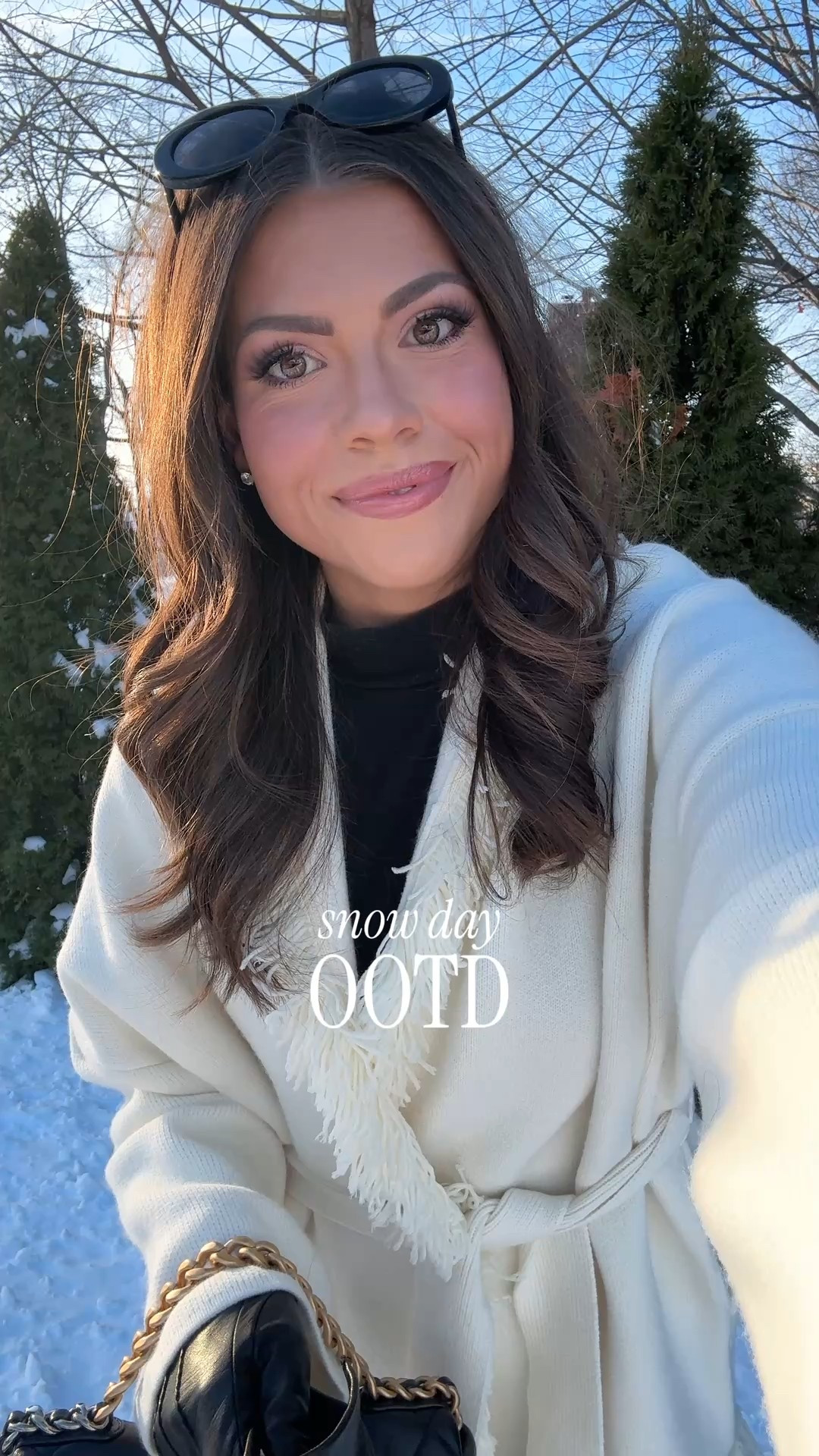 Snow Day OOTD!!❄️ 

Sizing:
Fringe Cardigan - size XS/S (runs big)
Ribbed Mockneck Sweater - size Medium
Leggings - size Medium long (tts & I am 5’10)
Boots - tts

@oddmuselondon @reformation @abercrombie @bananarepublic

#LTKootd #LTKSeasonal