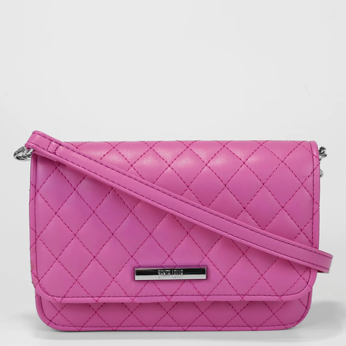 Bolsa Santa Lolla Mini Bag Matelassê Feminina - Pink | Zattini (BR)