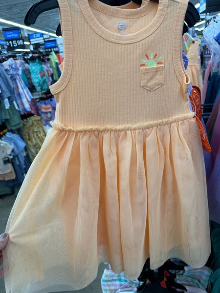 Tulle skirt ribbed sleeveless dress for toddler girls. 

Walmart toddler girl spring dresses - my fave picks. All $5 or $10. Cute colors & designs! I grabbed multiples for my girls! 

#farmgirlmom #toddlergirl #affordablekidfashion #walmartkids #walmartspring #walmartkidfashion #walmartfashion

#LTKSeasonal #LTKkids #LTKtravel