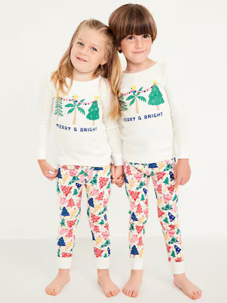 Unisex Snug-Fit Printed Pajama Set for Toddler & Baby | Old Navy (US)