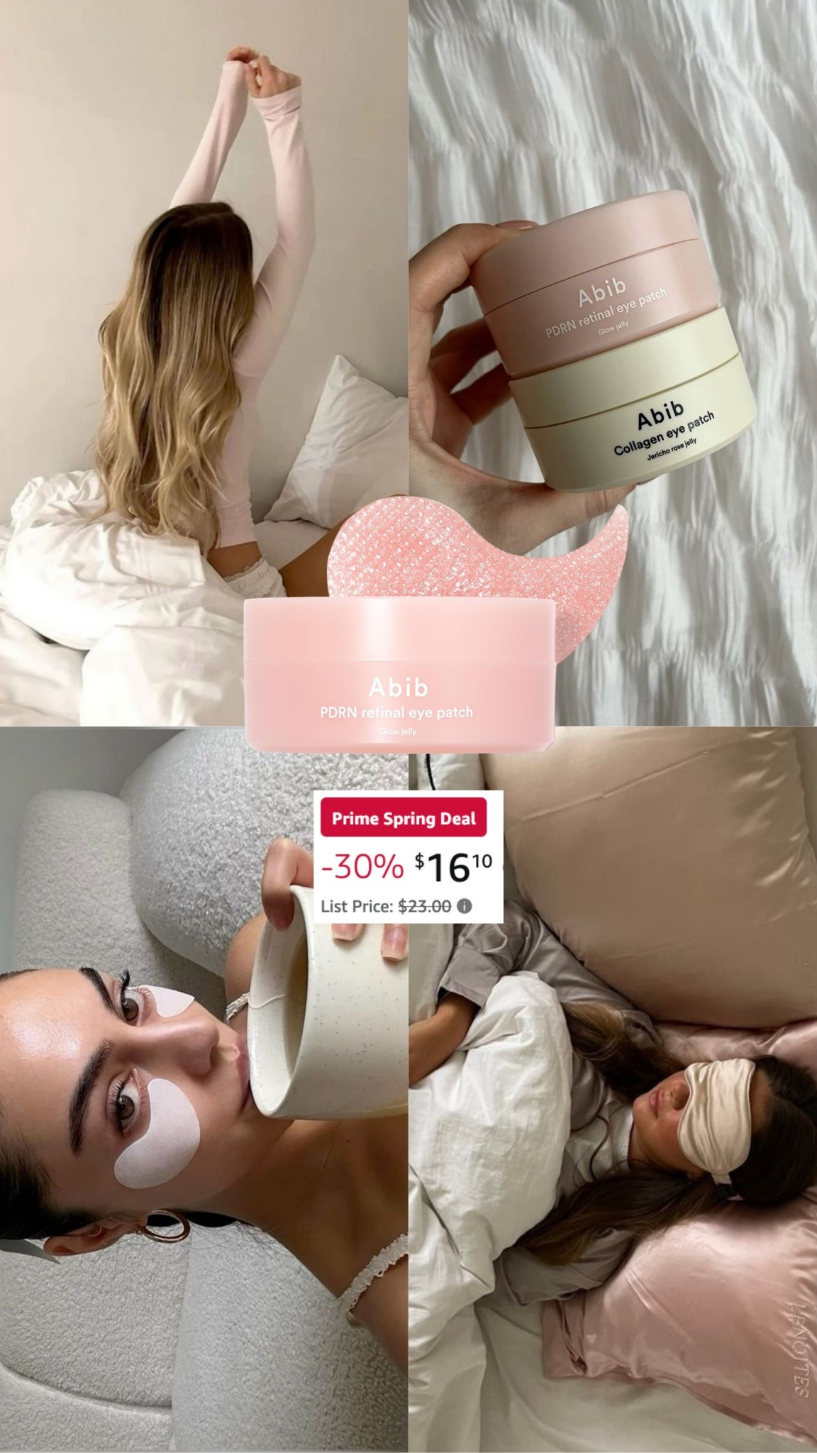 bye-bye tired eyes. 🥱✨ these abib retinal eye patches are my favorite hack for looking awake and refreshed. they’re currently 30% off for the spring deal! i love keeping these in the fridge for an extra cooling effect during my morning coffee. ☕️🧊

#LTKselfcare #LTKgrwm