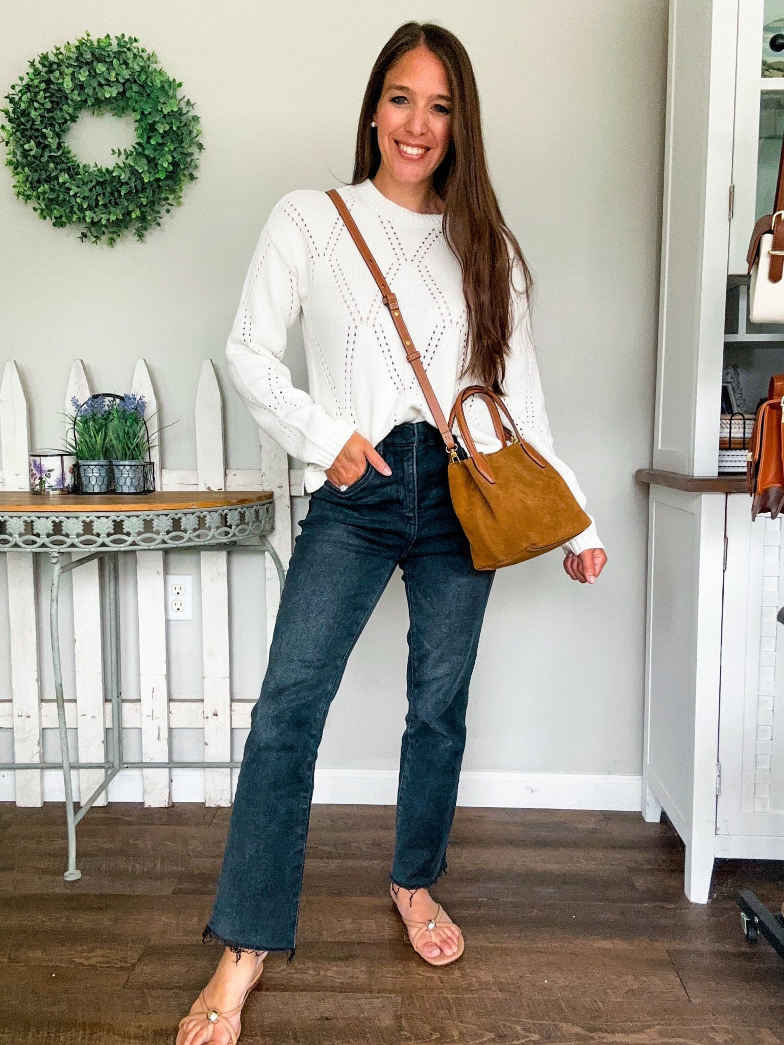 Nordstrom sale. White sweater XS 
Denim tts petite 

#LTKFindsUnder50 #LTKSaleAlert #LTKStyleTip