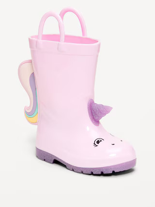 Tall Unicorn-Graphic Rain Boots for Toddler Girls | Old Navy (US)