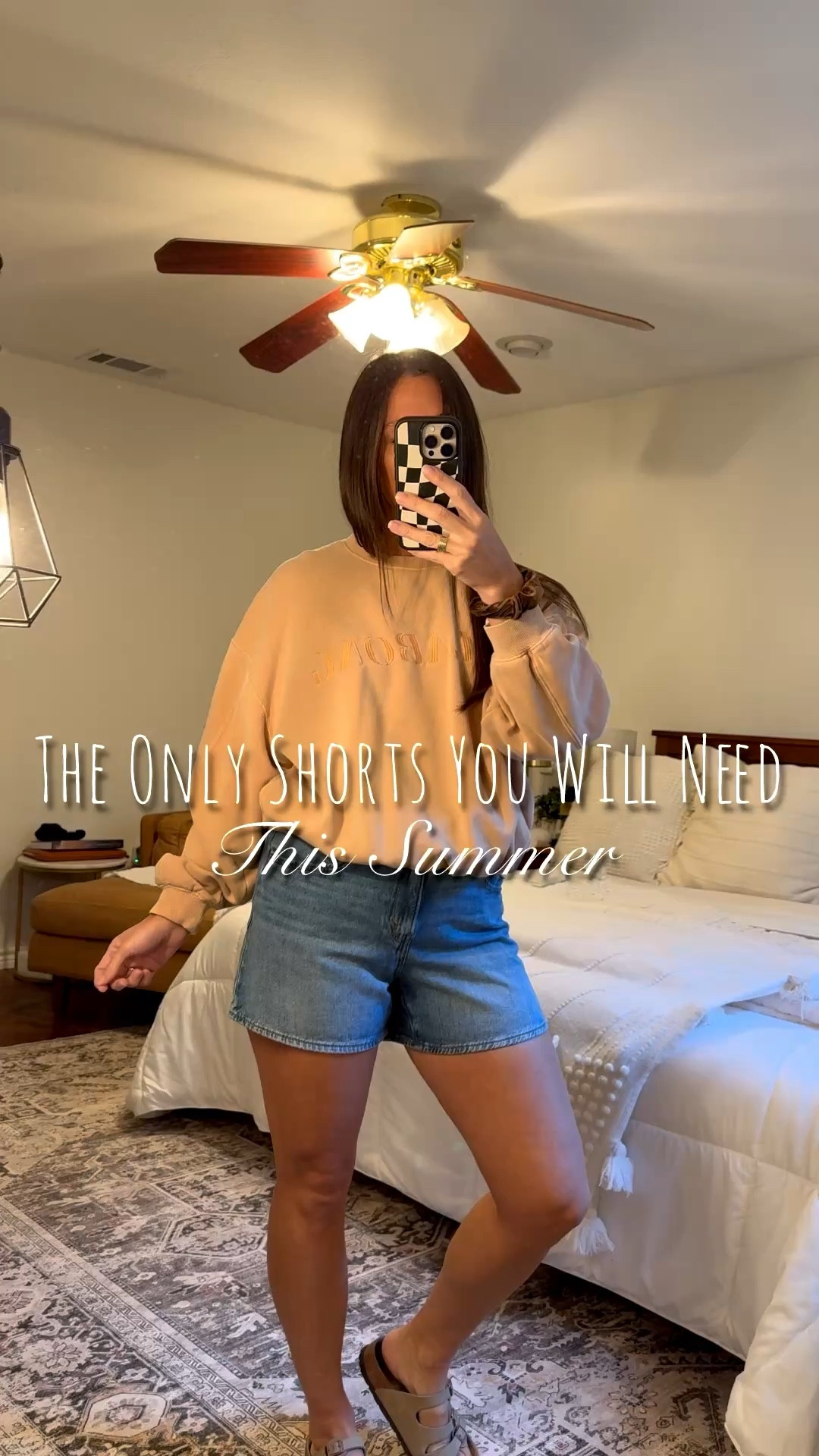 If your shorts aren’t flattering and comfortable… you’re wearing the wrong pair.

These are the ones ✔️
Cinch waist (so good), flattering fit, and actually easy to wear all day, no adjusting, no fuss.

Styled with this lightweight sweater, instant outfit without overthinking it.

This is that go-to combo you’ll keep grabbing on busy days ✨

✨ Sizing
Top: Medium
Shorts: 27
5’5” | 130 lbs

Linked grab your size before it’s gone 🤍

#LTKmomlife #LTKootd #LTKOver40