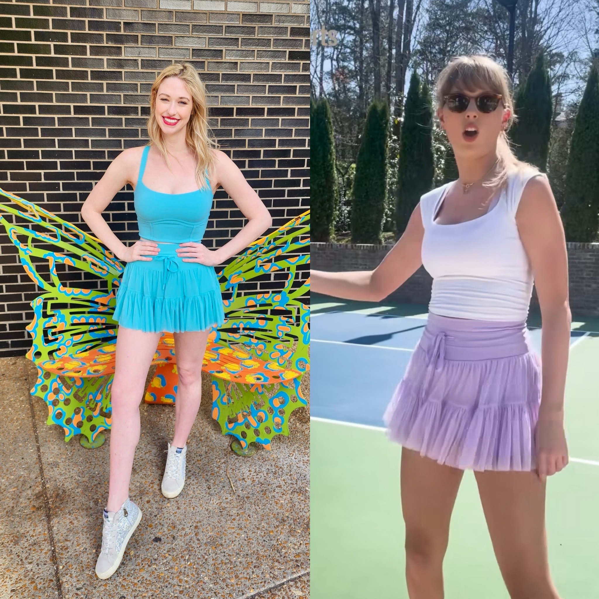 For all my fellow Taylor Swift lovers, Taylor's skirt also comes in so many other colors! I have it in oasis and emerald and they're both gorgeous in person! 

#LTKActive #LTKfitness