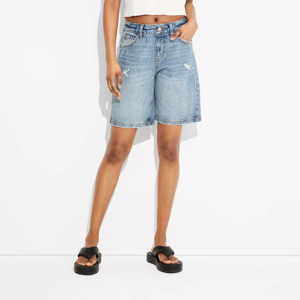 Women's Mid-Rise Jorts - Wild Fable™ | Target