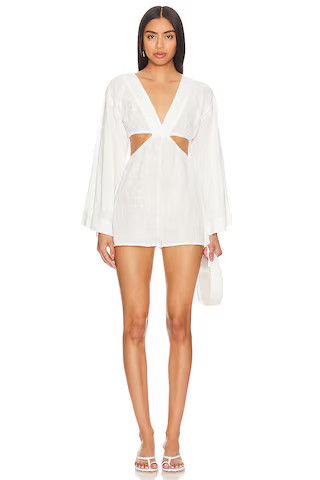 Tularosa Adilah Romper in Ivory from Revolve.com | Revolve Clothing (Global)