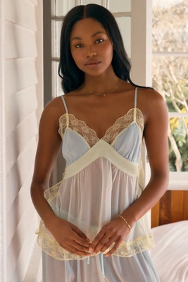 LyreBird Fly Away Color Block Lace Trim Cami | Anthropologie (US)