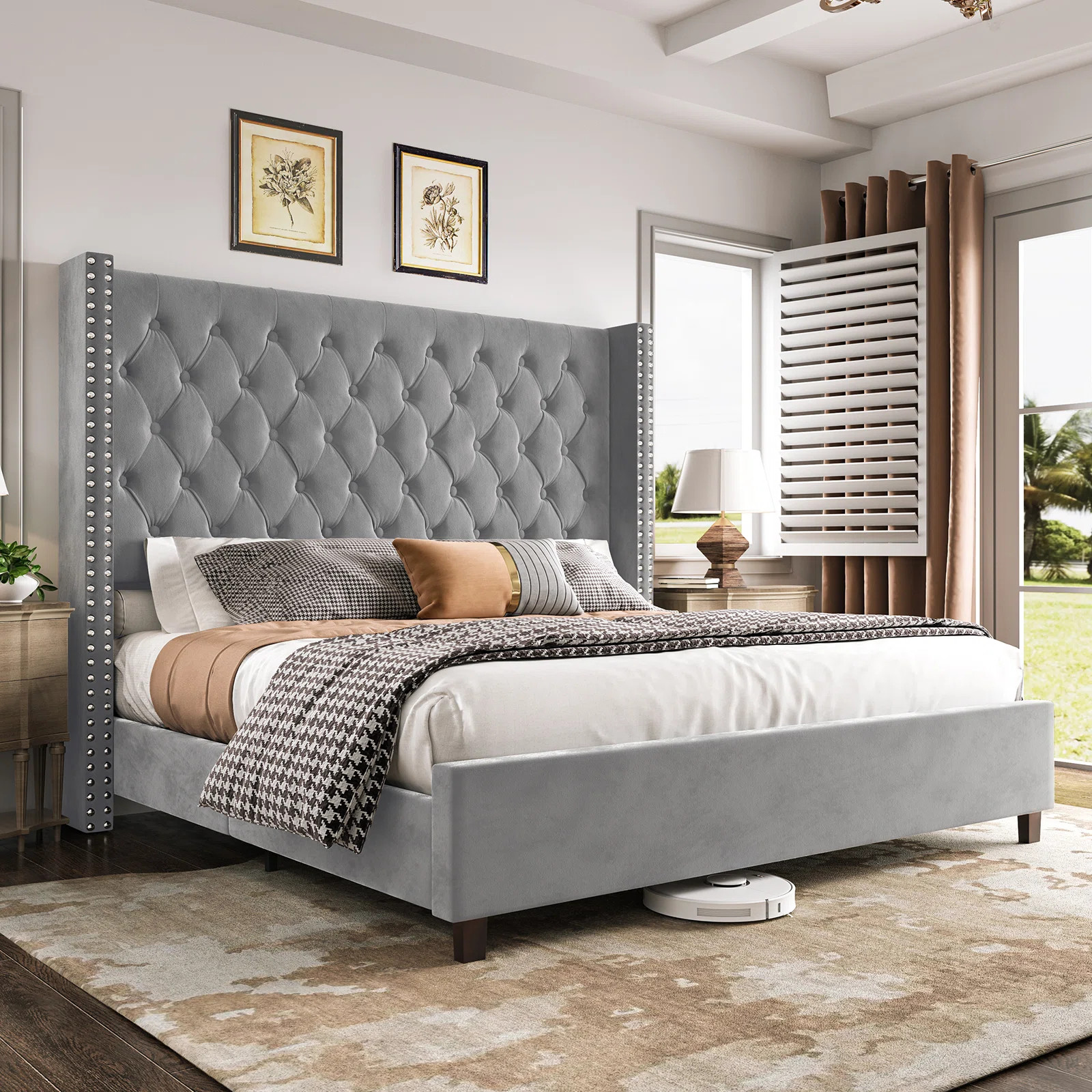 Willa Arlo™ Interiors Duluth Tufted Upholstered Low Profile Platform Bed & Reviews | Wayfair | Wayfair North America