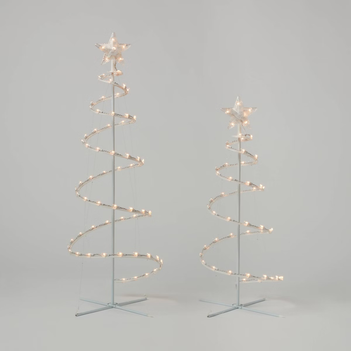 2pc Incandescent Spiral Tree Christmas Novelty Sculpture Light - Wondershop™ | Target