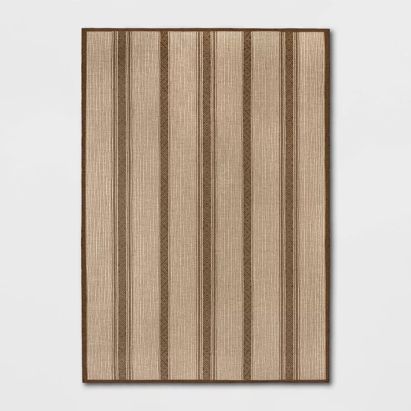 Tuareg Inspired Outdoor Rug Brown - Threshold™ | Target