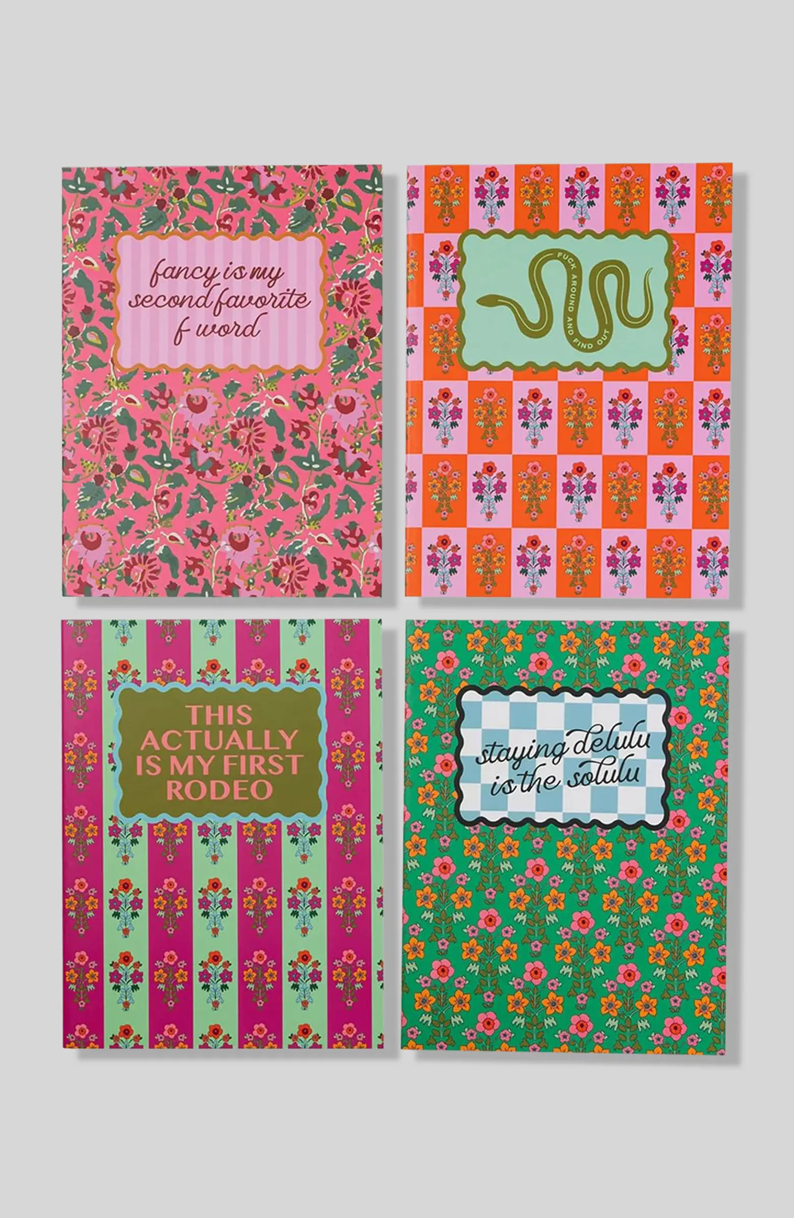 Stitched Notebook Set of 4 - Spring Set | Nordstrom