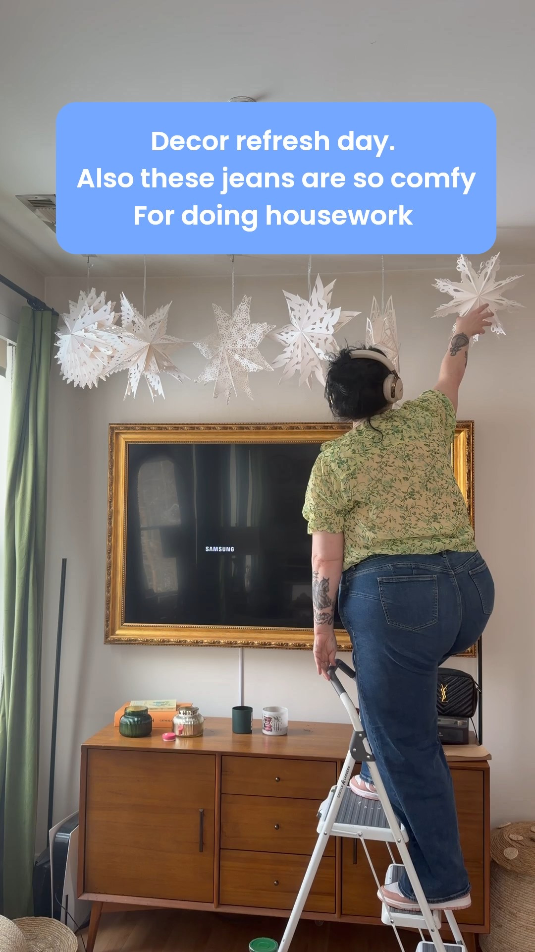 Wearing size 20 in the jeans. Day in my life changing out home decor 

#LTKdayinmylife #LTKFindsUnder50 #LTKPlusSize