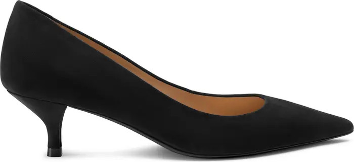 Power Pointed Toe Kitten Heel Pump (Women) | Nordstrom