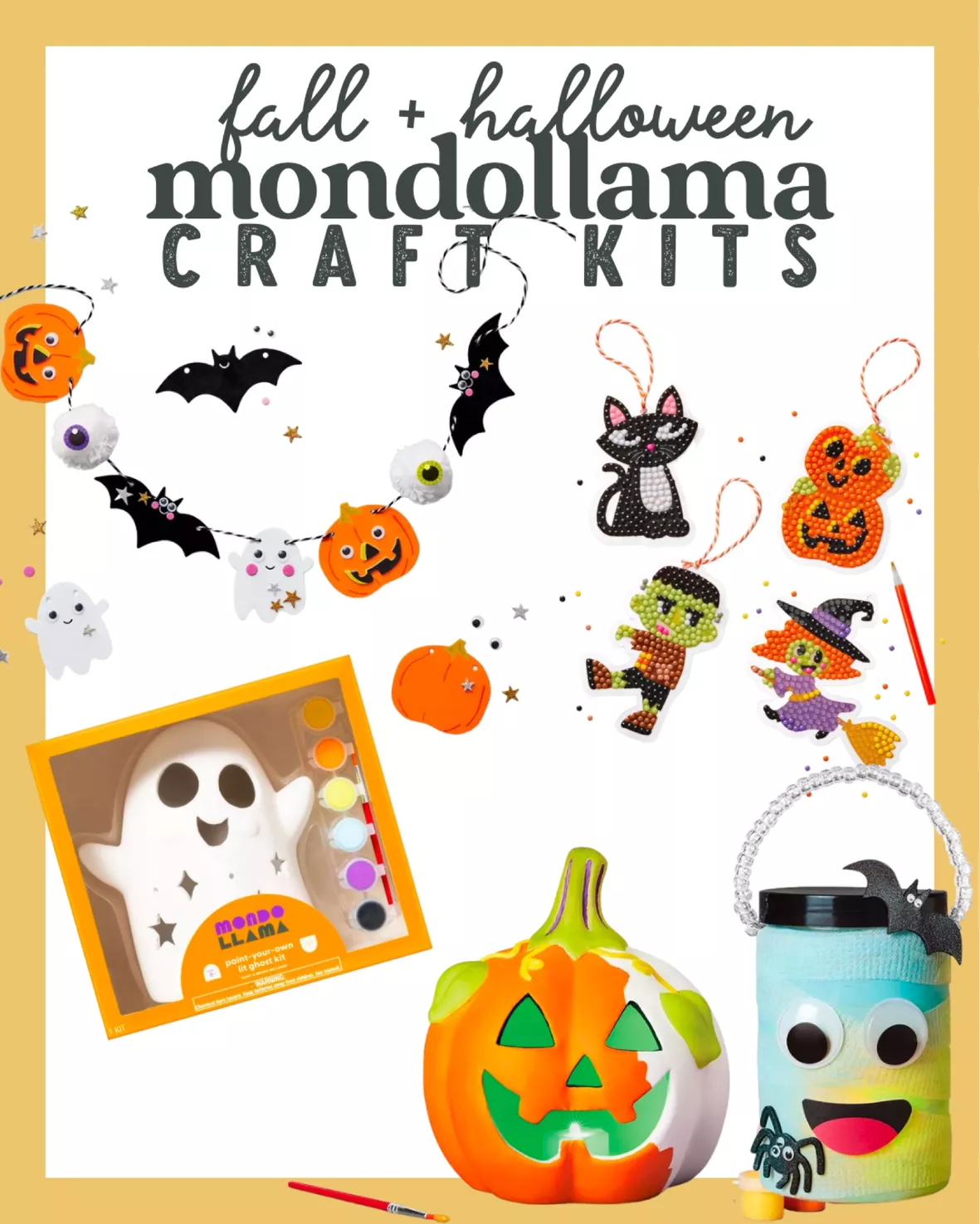  Create-Your-Own Paper Mache Rainbow Collage Kit - Mondo Llama