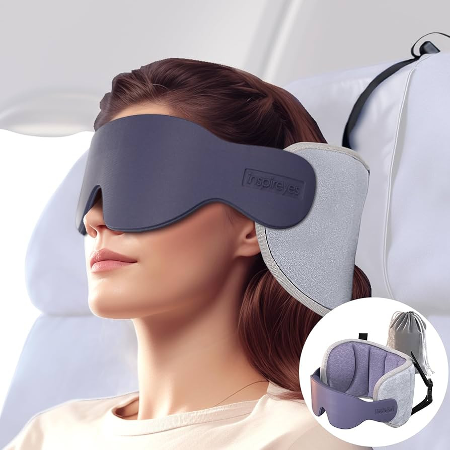 Inspireyes Travel Pillows for Airplanes, 360° Head Support for Long Flight, Soft Airplane Pillow... | Amazon (US)