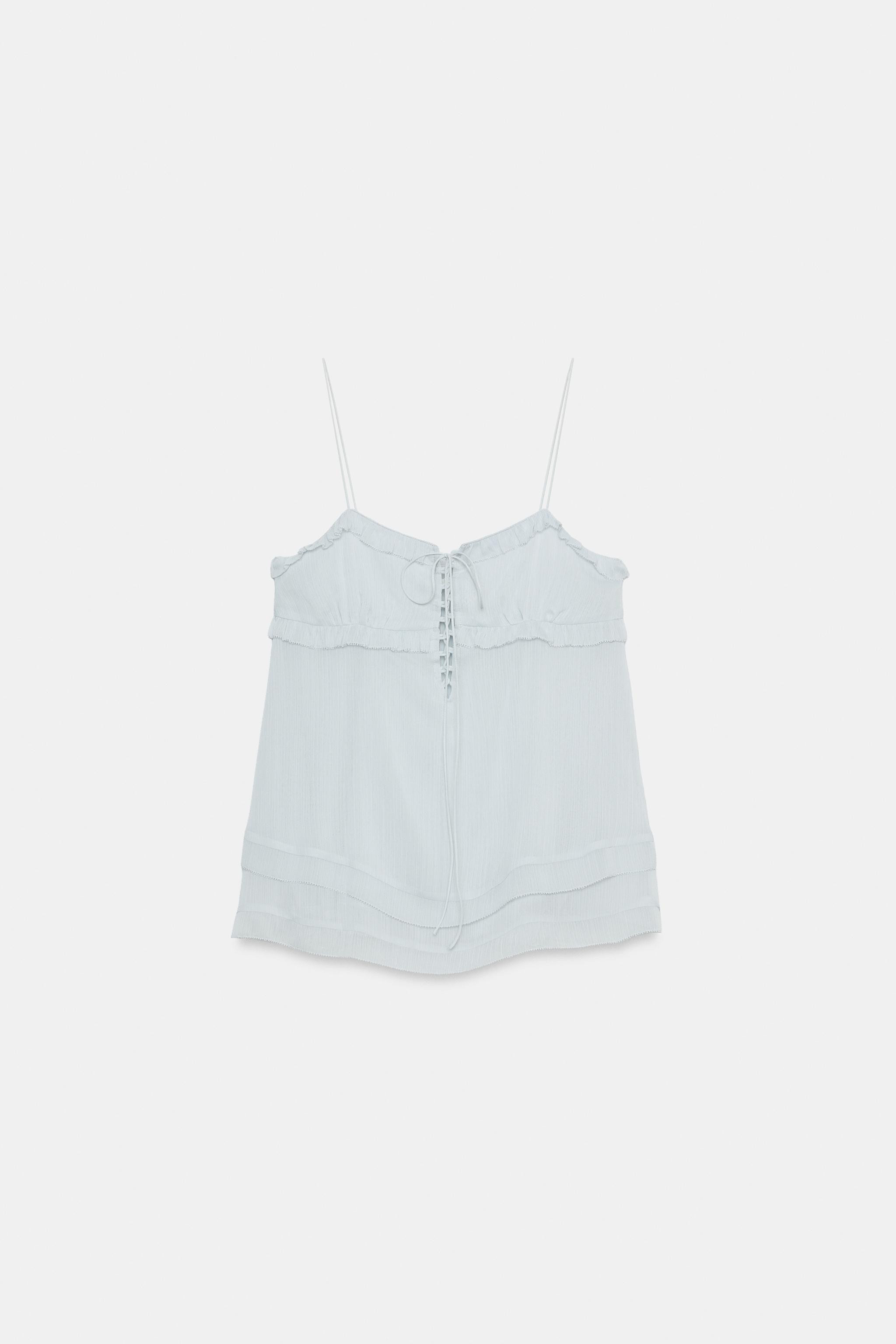 ZW COLLECTION RUFFLED TOP | Zara US
