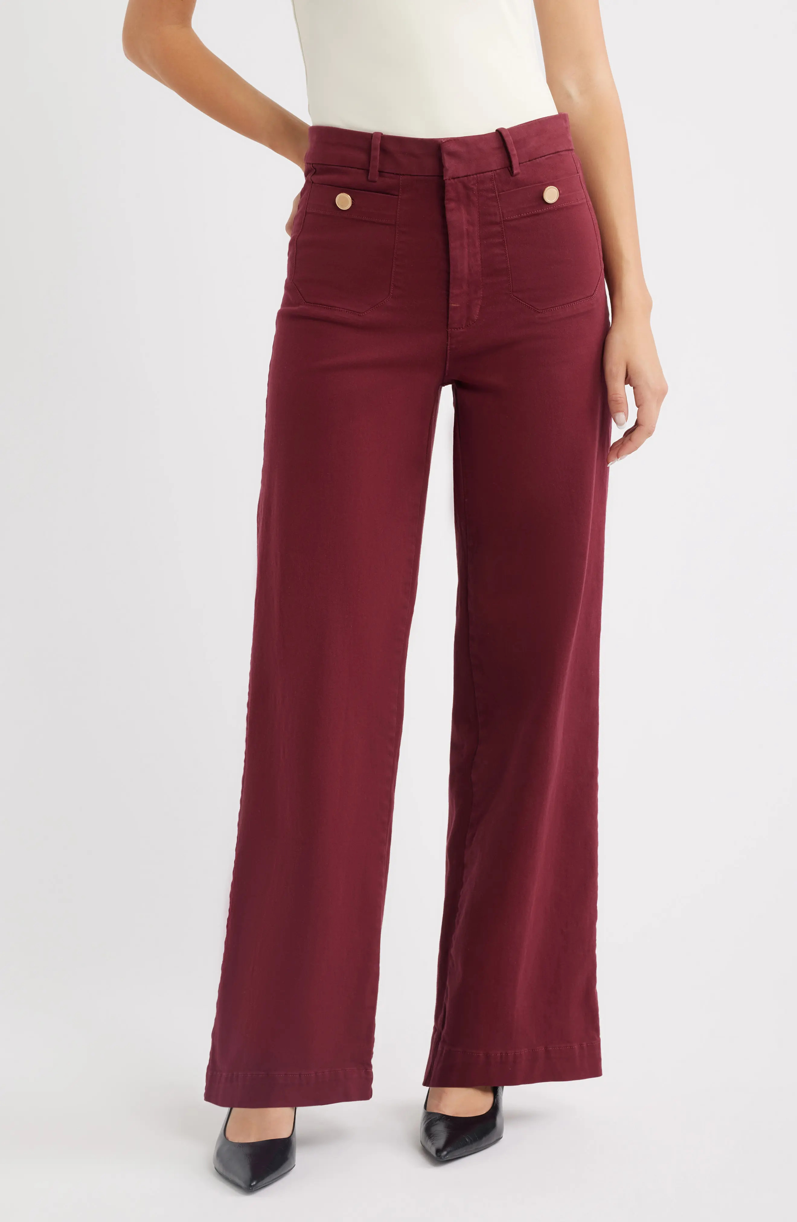 FRAME The Modernist High Waist Straight Leg Pants (Women) | Nordstrom | Nordstrom