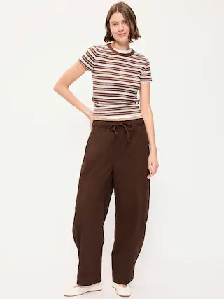 Mid-Rise Pull-On Utility Pants | Old Navy (CA)