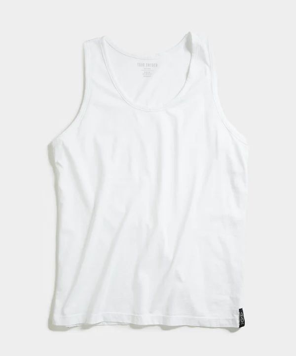 Made in L.A. Tank Top in White | Todd Snyder