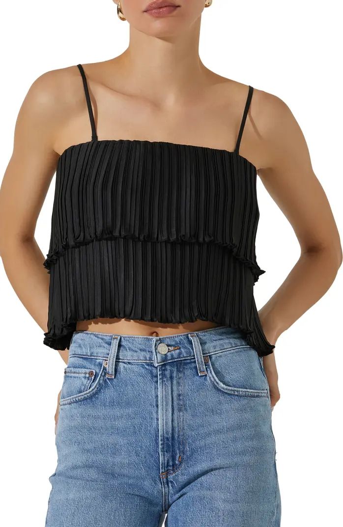 Pleated Tiered Convertible Camisole | Nordstrom