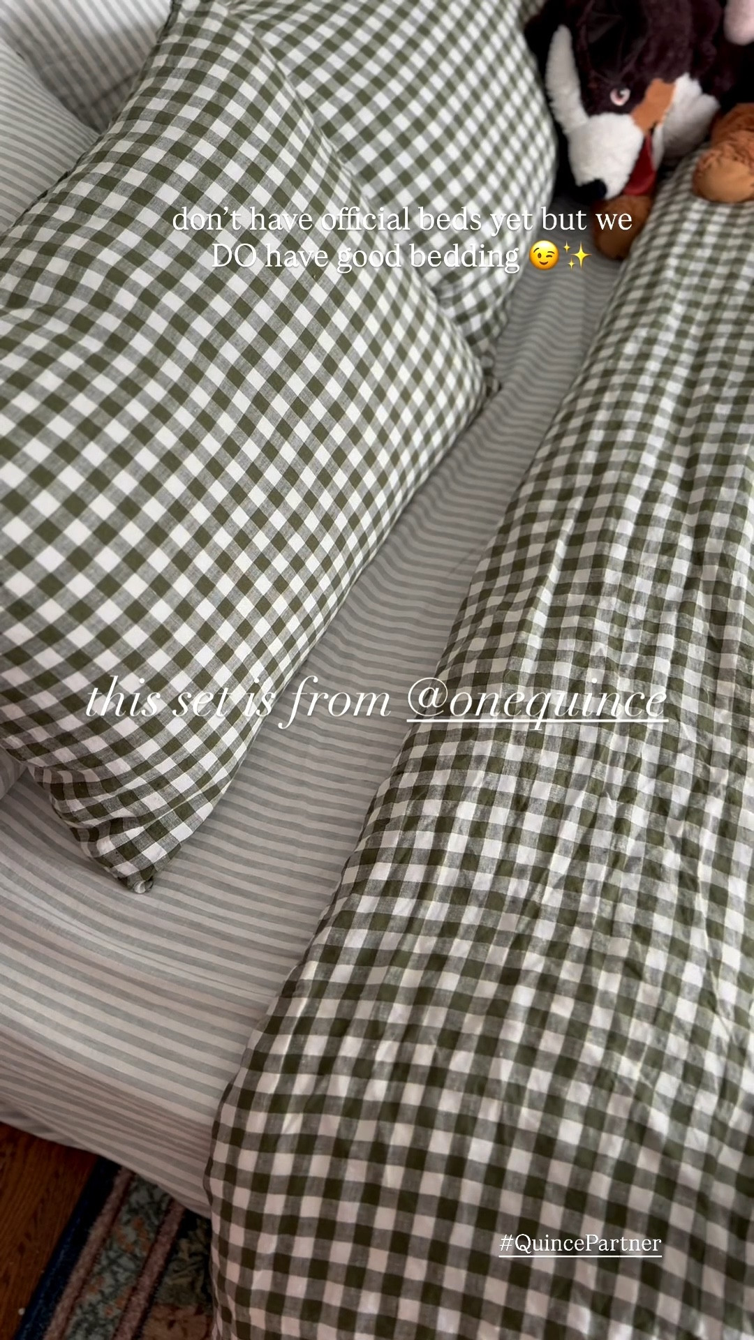 LOVE the bedding from Quince! ✨#quincepartner @onequince 