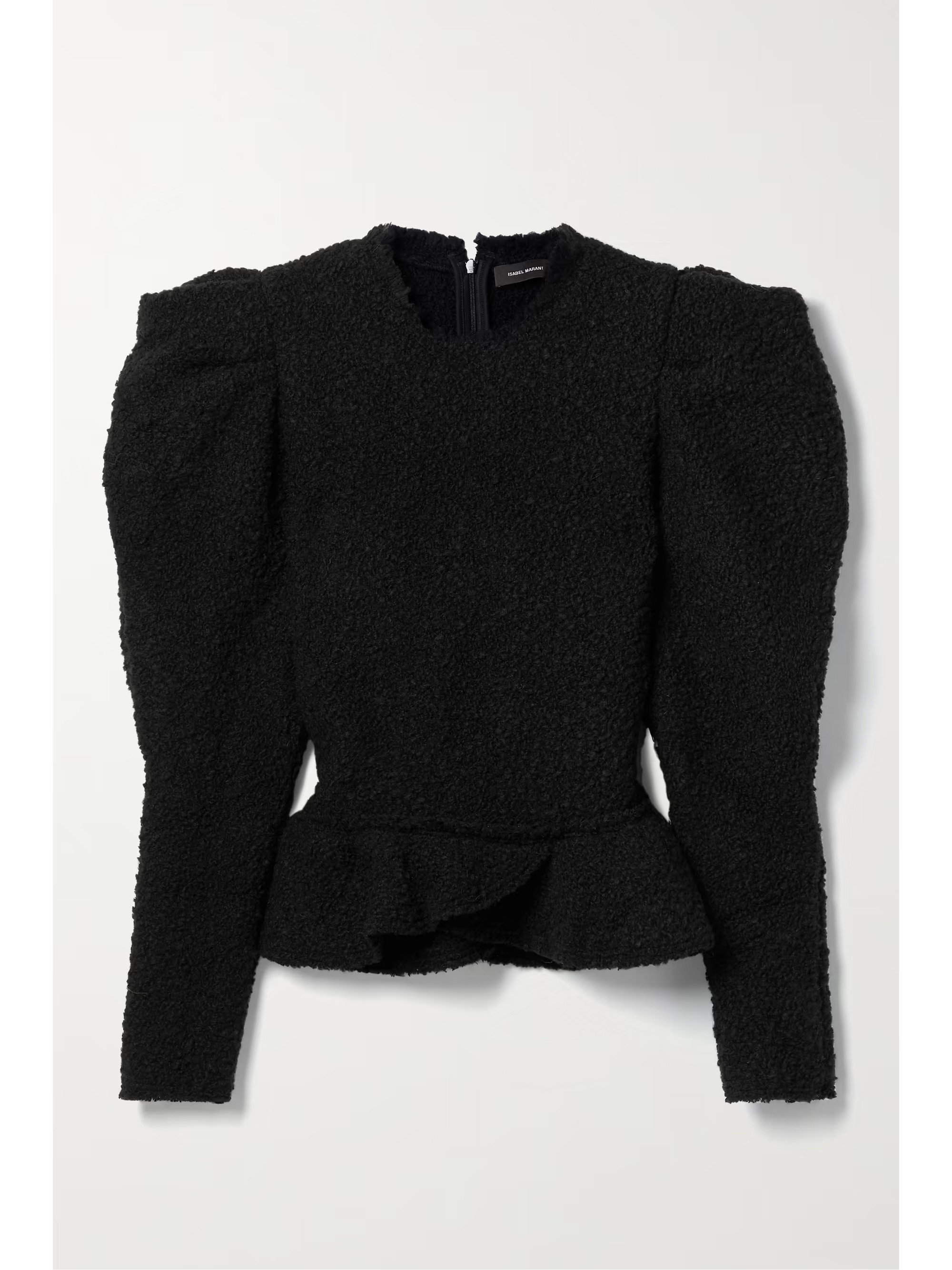 Giamili bouclé peplum sweater | NET-A-PORTER (US)