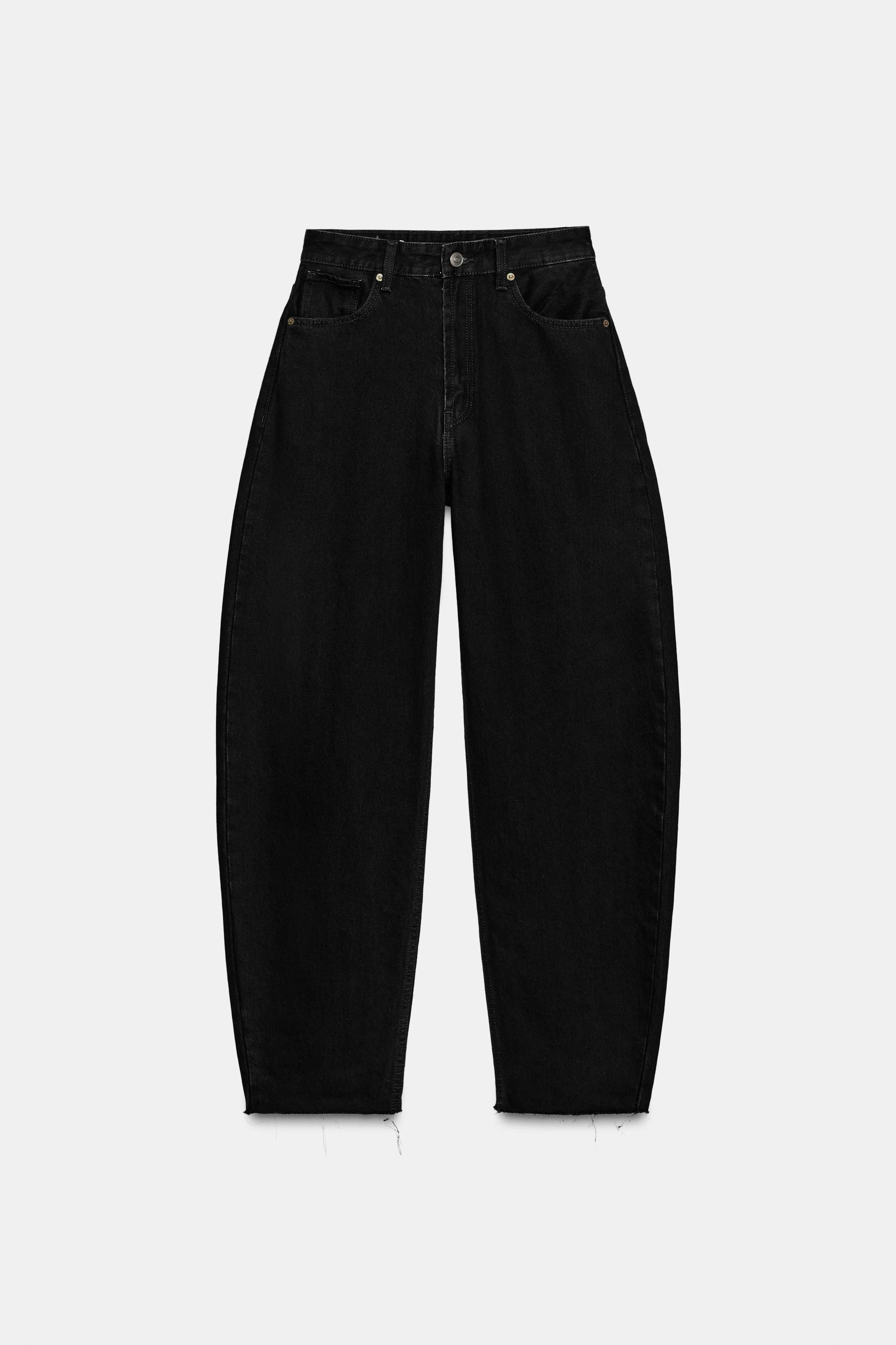 HIGH WAIST TRF BARREL JEANS | Zara Canada