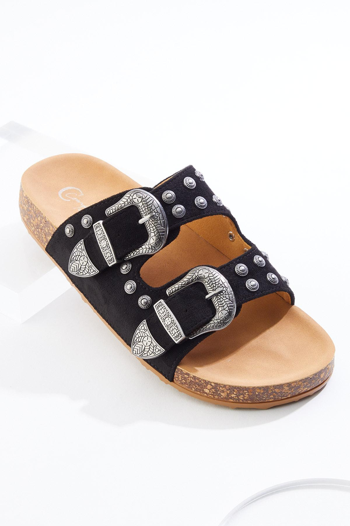 Suede Western Sandals | Cato Fashions