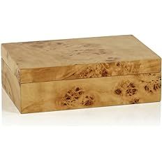 Zodax Leiden Burl Wood Design Box, Small 7.75" | Amazon (US)