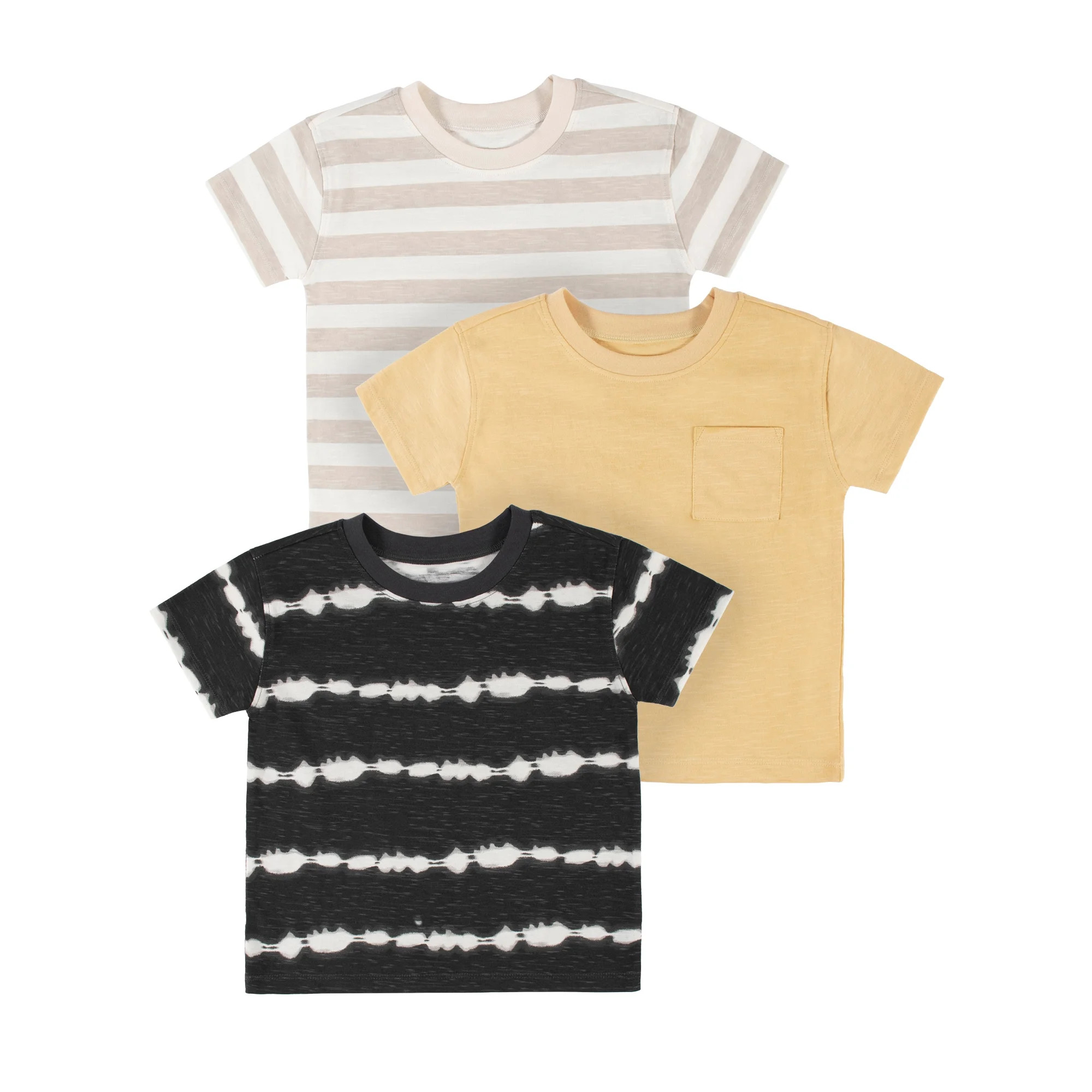 Modern Moments by Gerber Baby and Toddler Boy Short-Sleeve T-Shirts, 3-Pack, Sizes 12M-5T | Walmart (US)