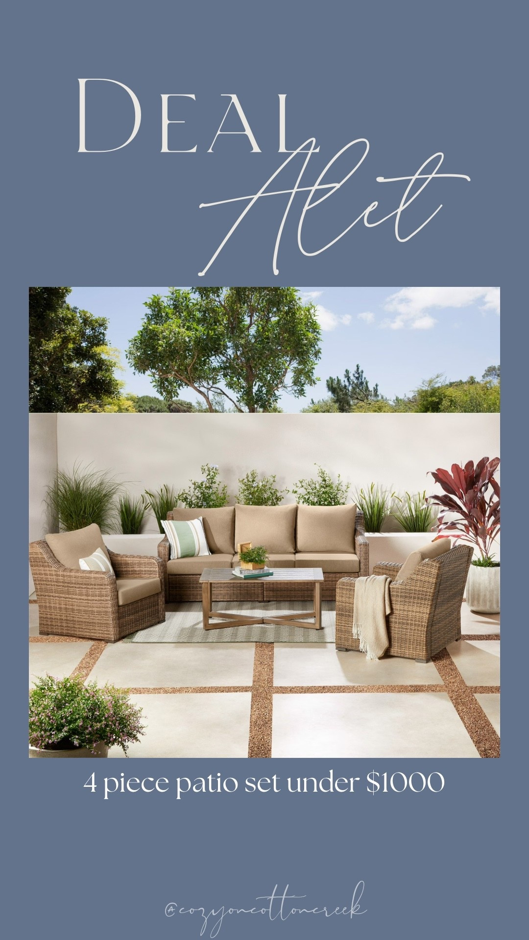 Patio furniture set under $1000

#LTKHome #LTKSpringSale #LTKSeasonal