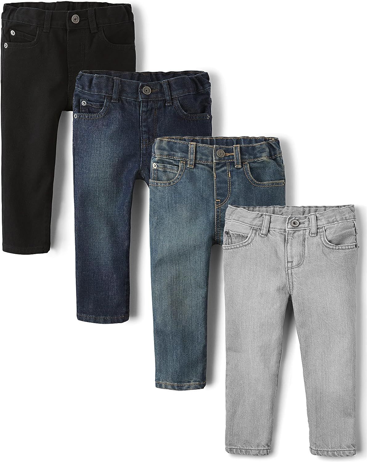 The Children's Place Baby Toddler Boys Basic Skinny Jeans | Amazon (US)