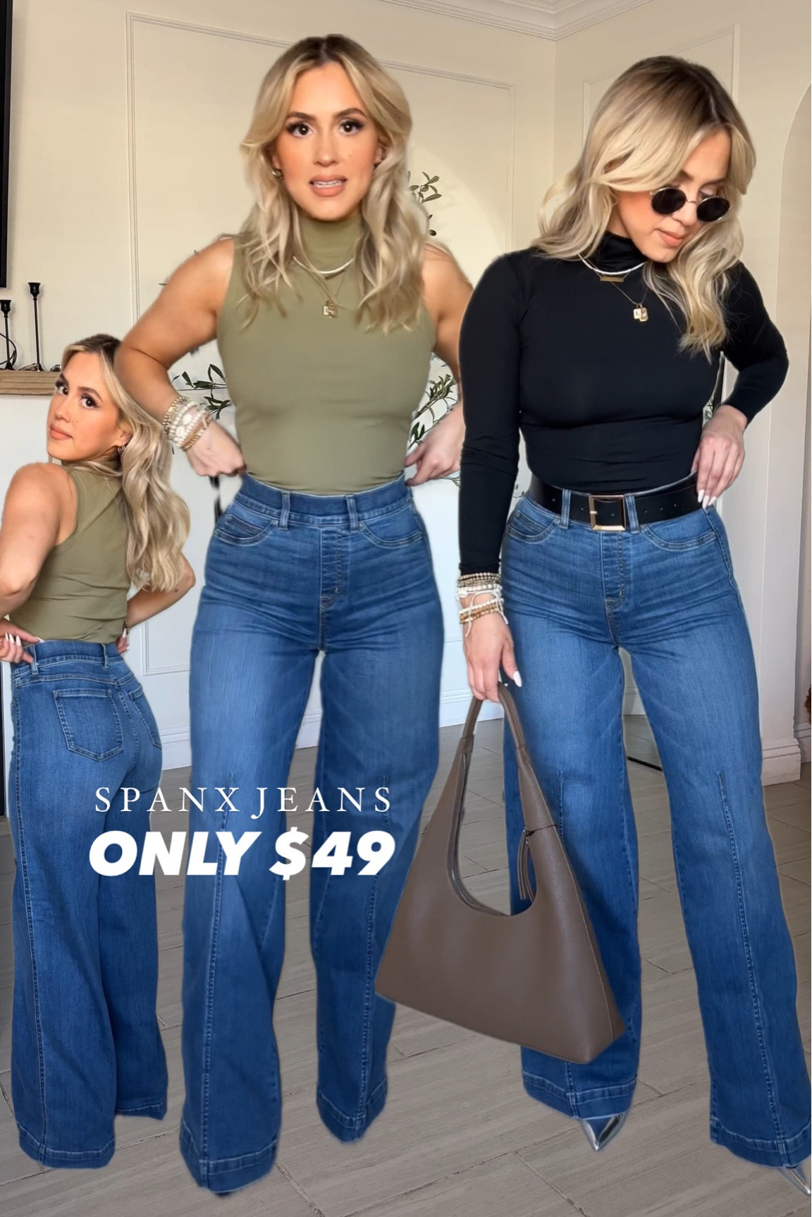 Spanx jeans only $49 TODAY

wearing these in size Small regular

#LTKCyberWeek #LTKU #LTKsalealert