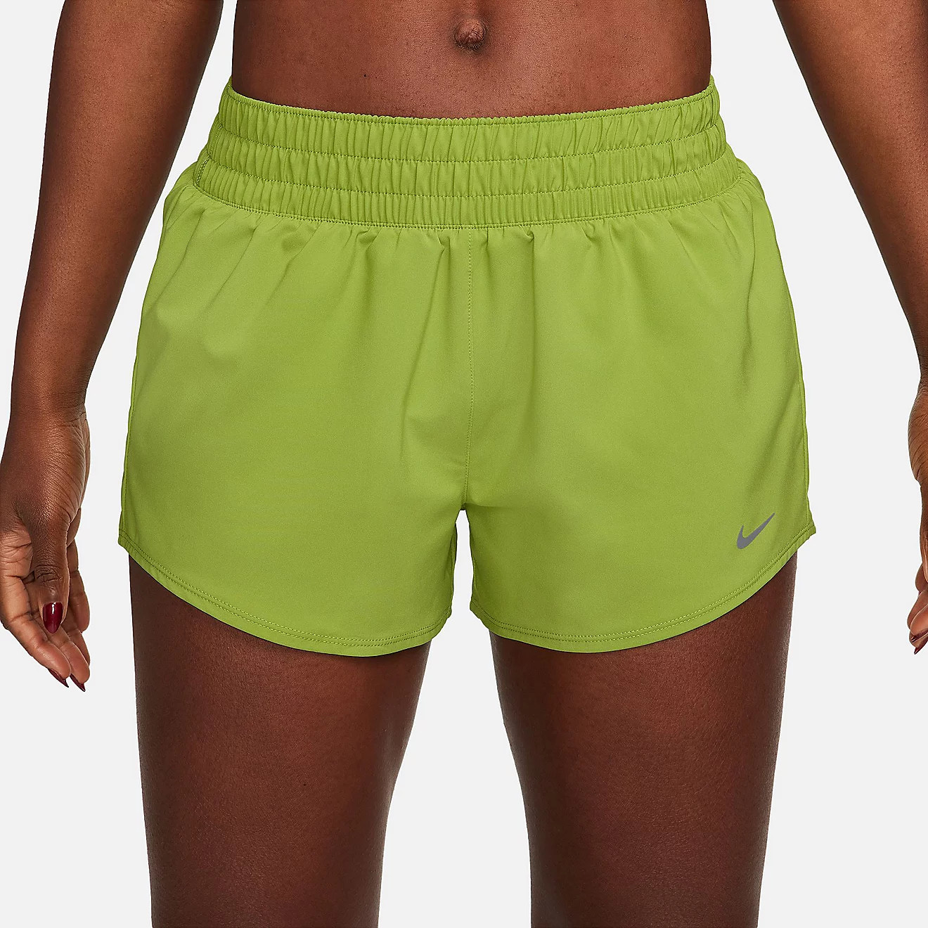 Nike Women's One Dri-FIT Mid-Rise Shorts 3in | Academy | Academy Sports + Outdoors